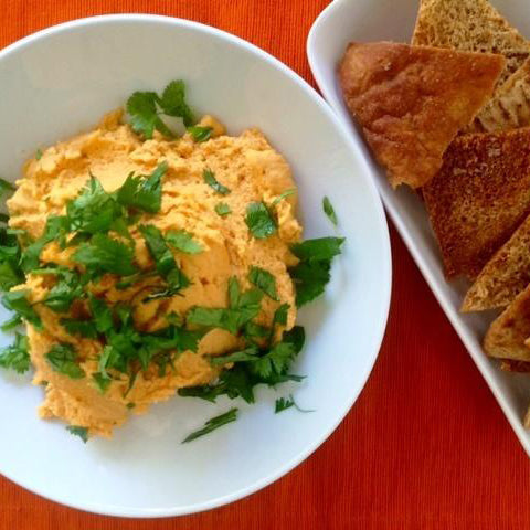 Roasted Carrot and Red Lentil Dip - Stock Your Freezer