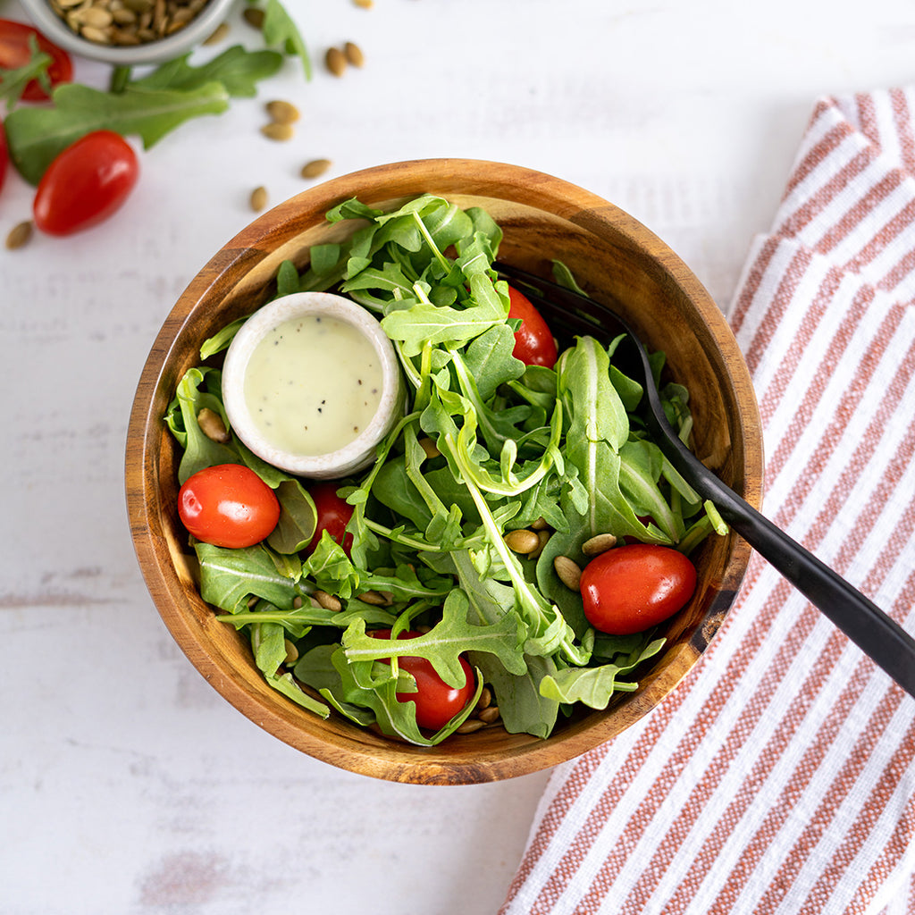 Arugula Salad with Basil Green Goddess Dressing Maven Meals