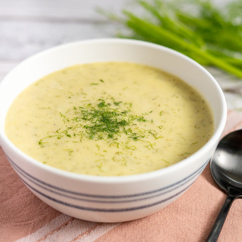Creamy Fennel Soup - Stock Your Freezer