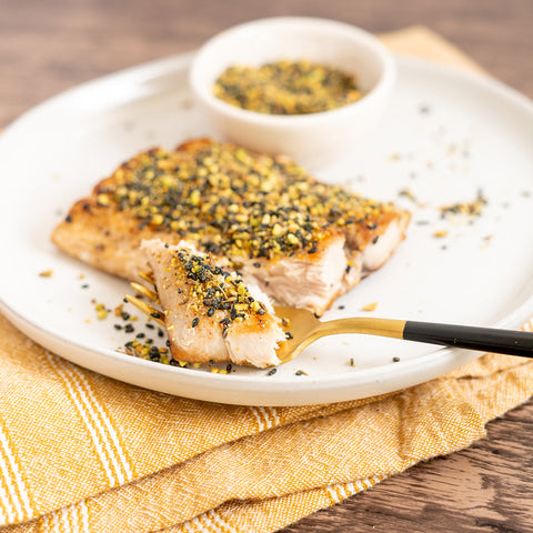 Dukkah Crusted Tilapia - Stock Your Freezer