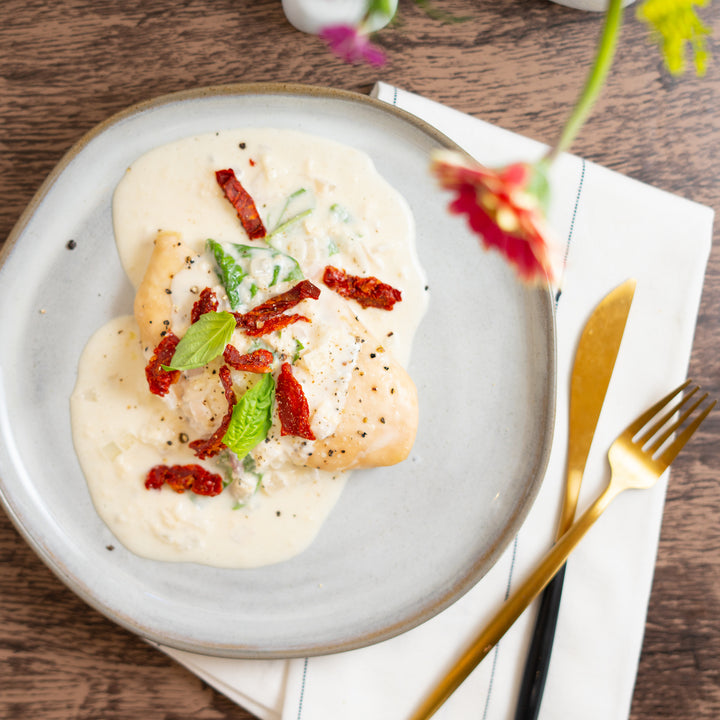 Creamy Parmesan and Sun Dried Tomato Chicken