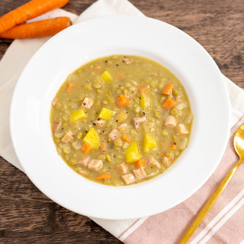 Split Pea Soup with Smoked Ham - Stock Your Freezer