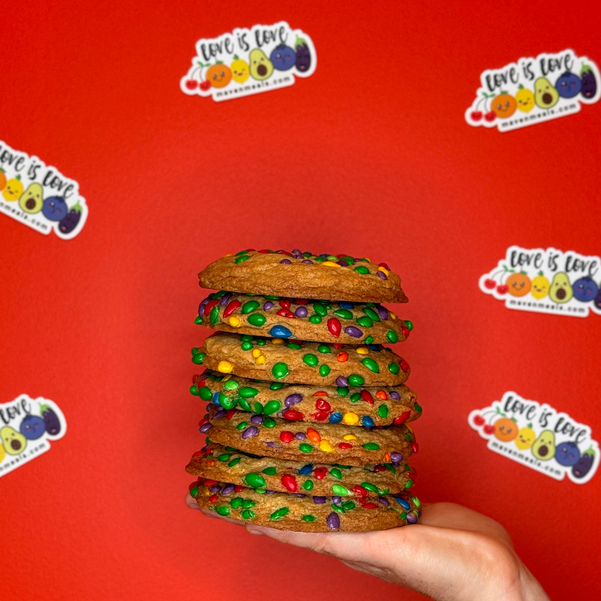 Cookies for a Cause - Pride Month Confetti Love Cookies