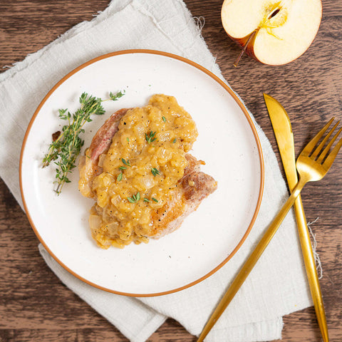 Pork Tenderloin with Apple Thyme Gravy