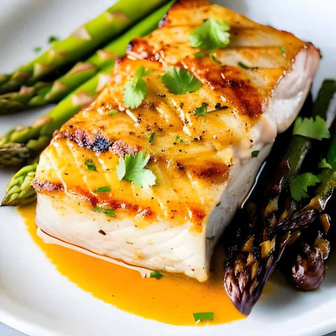 Swordfish with Orange Shallot Butter - Stock Your Freezer