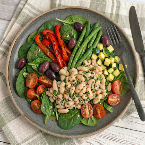 Lemon Herb White Bean Niçoise Salad