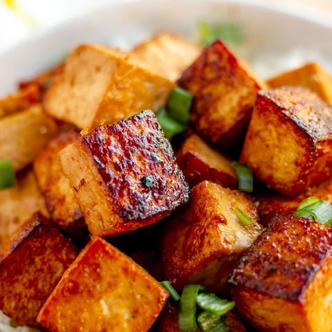 Sesame Orange Marinated Tofu