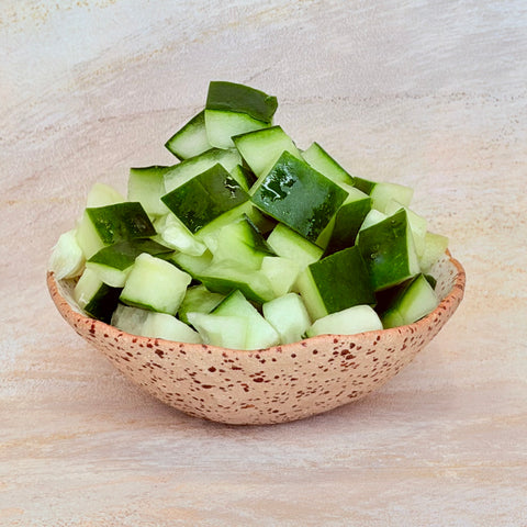 Diced Cucumber