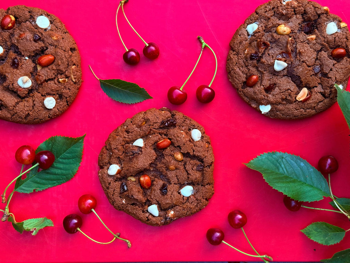 Cookies for a Cause - Double Chocolate Cherry Bombs