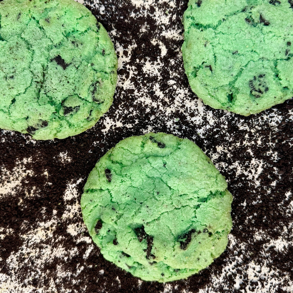 Oreo Shamrock Shake Cookie