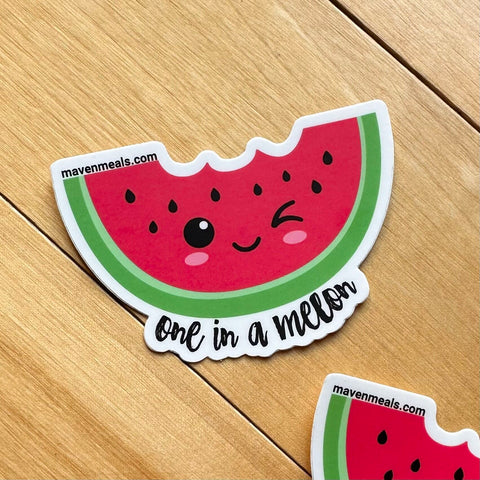 One in a Melon sticker!