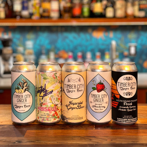 Peach South Sound Pounder - Timber City Ginger Beer