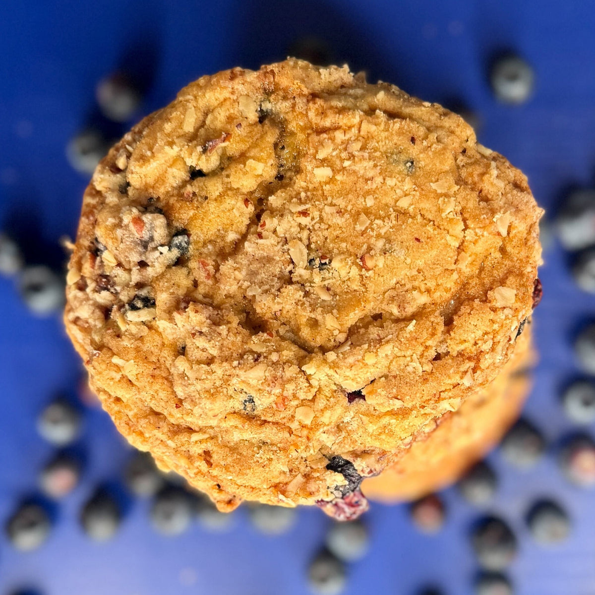 Blueberry Streusel Cookies