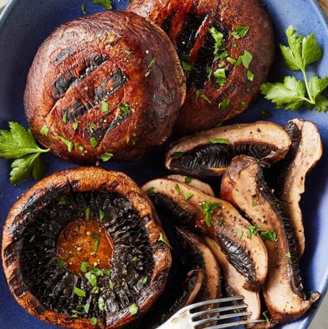 Peruvian Portobello Steaks with Aji Verde