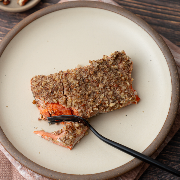 Pecan-Crusted Sockeye Salmon