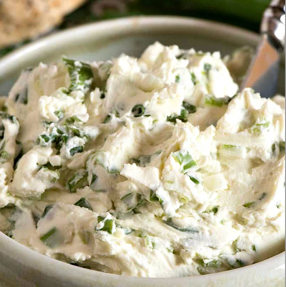 Whipped Scallion Cream Cheese