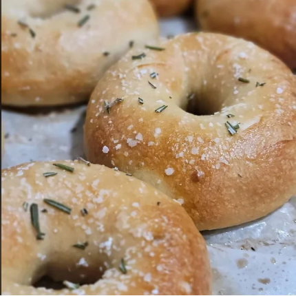 Olive Rosemary Bagel (Rotating Flavor) - Zylberschtein's Bakery