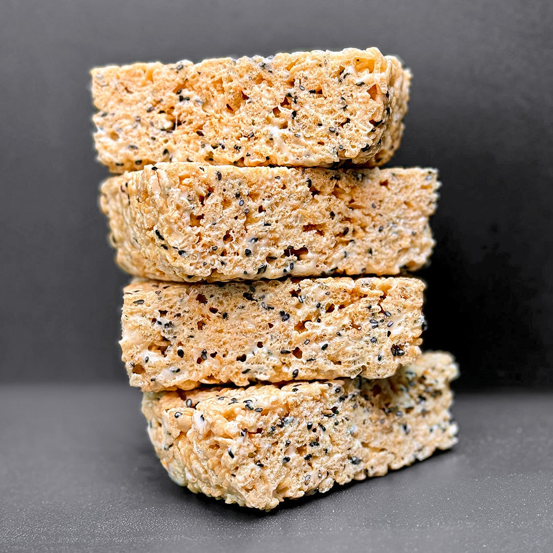 Black Sesame Rice Krispie Treats