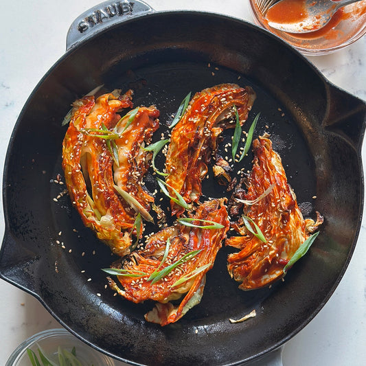Gochujang Roasted Cabbage