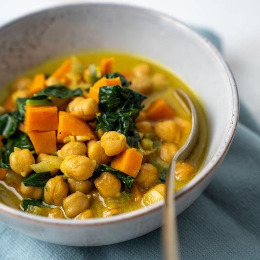 Chickpea Stew with Coconut & Turmeric