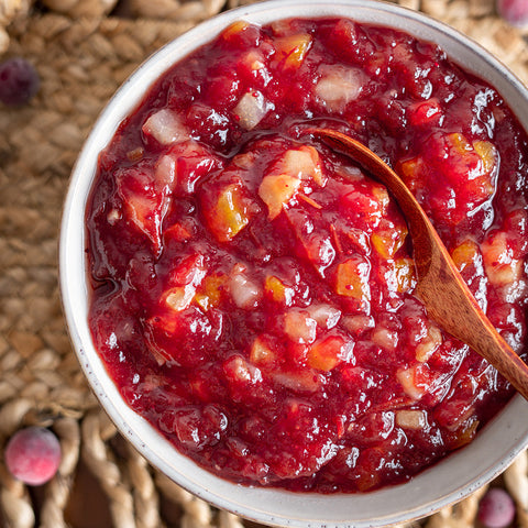 Orange Cranberry Sauce with Candied Ginger - Stock Your Freezer