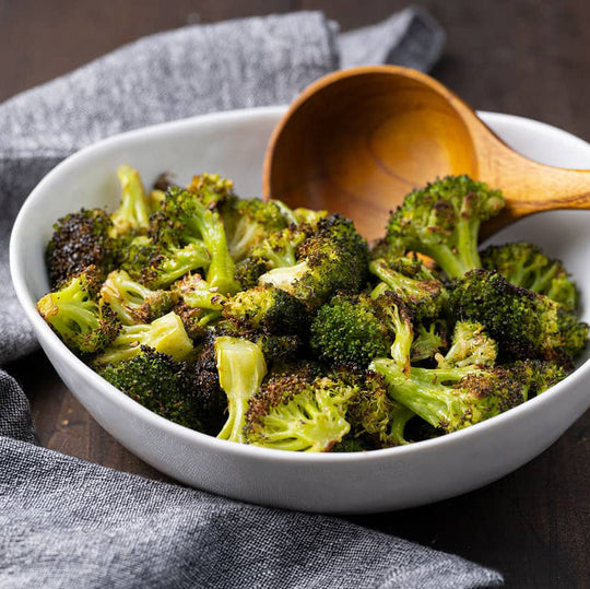Garlicky Charred Broccoli - Stock Your Freezer