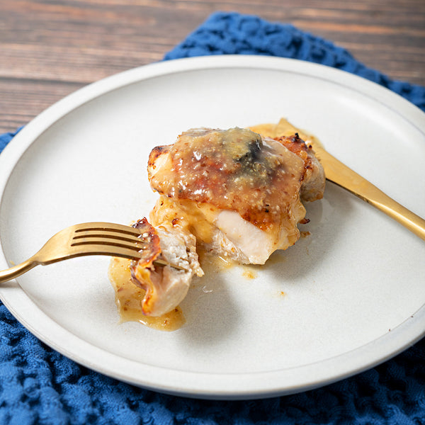 Honey and Whole Grain Mustard Chicken Thighs