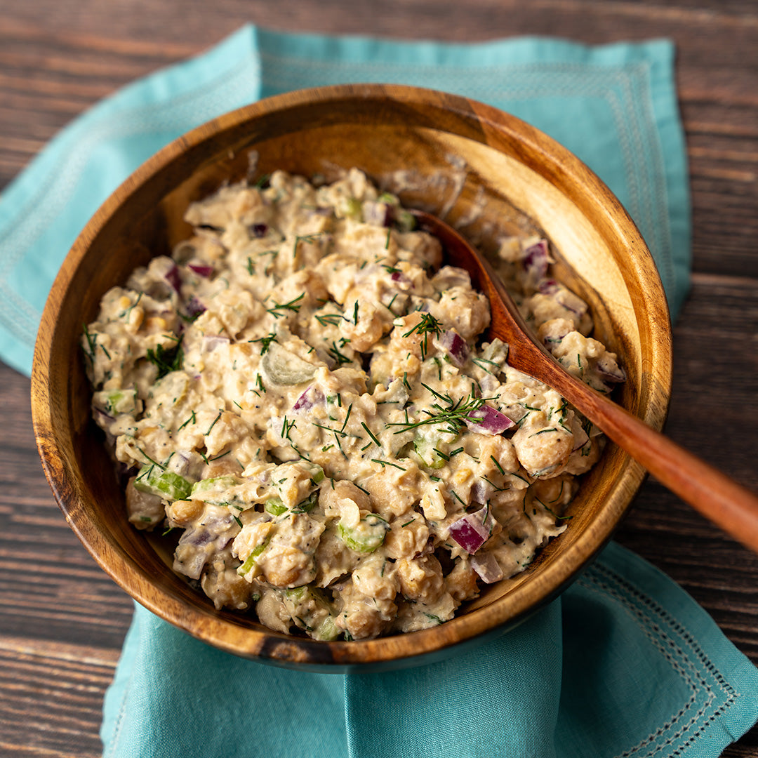 Mashed Chickpea Salad