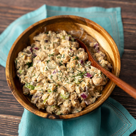 Mashed Chickpea Salad