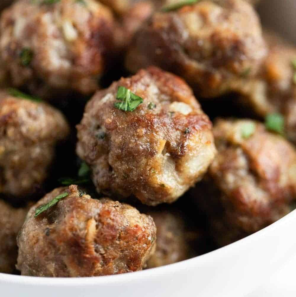 Harissa Beef & Pork Meatballs - Stock Your Freezer