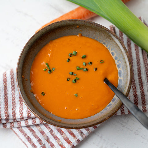 Miso Carrot & Leek Soup