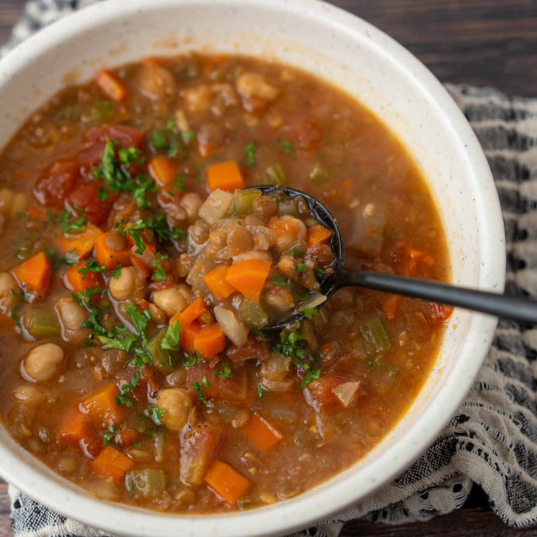 Moroccan Lentil Soup - Stock Your Freezer
