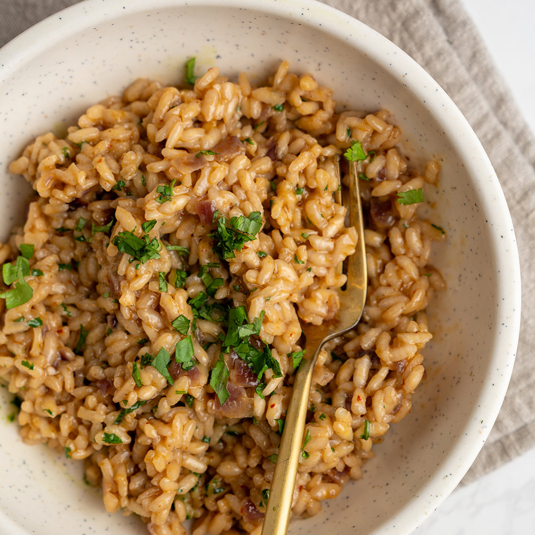 Red Curry Risotto - Stock Your Freezer