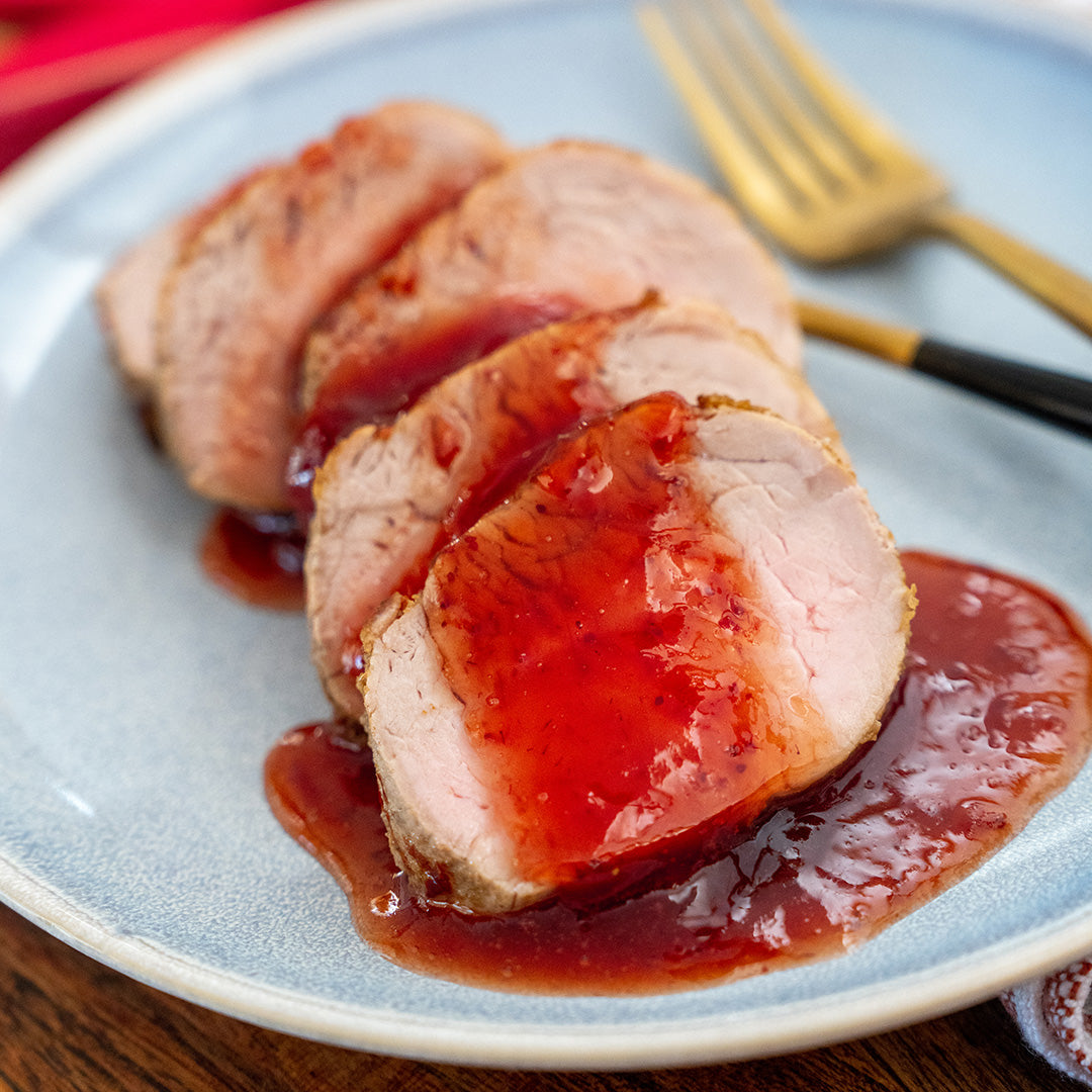 Pork Tenderloin with Rhubarb Chutney - Stock Your Freezer