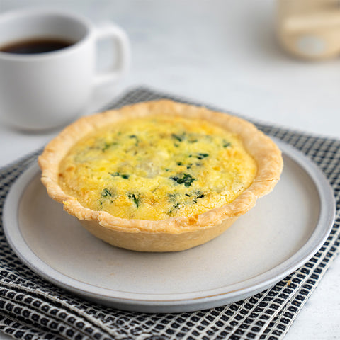 Spinach and Artichoke Quiche