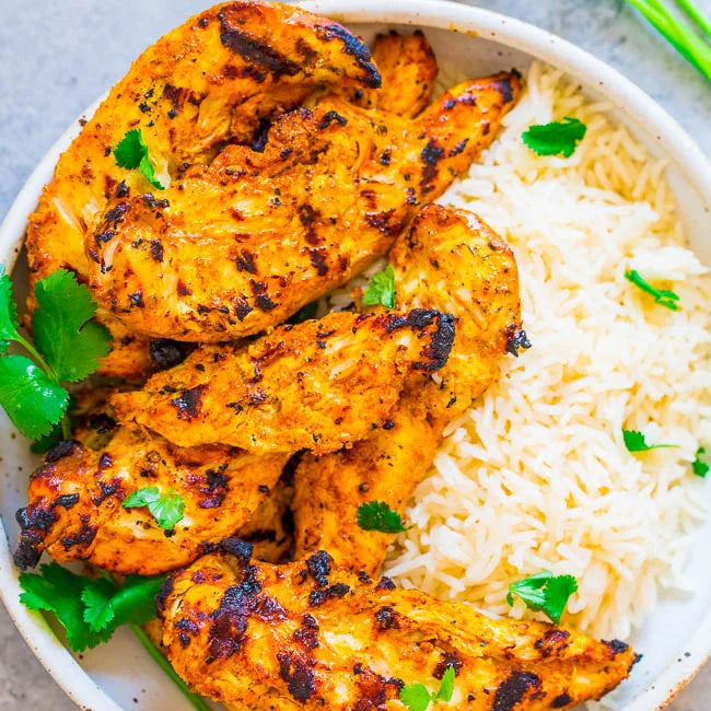 Grilled Tandoori Chicken & Jasmine Rice - Frozen