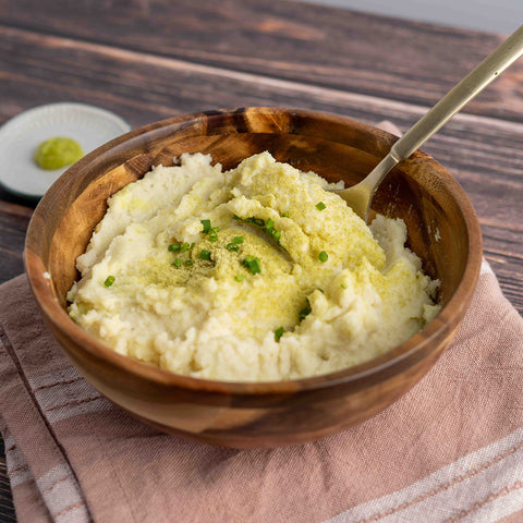 Wasabi Garlic Mashed Potatoes