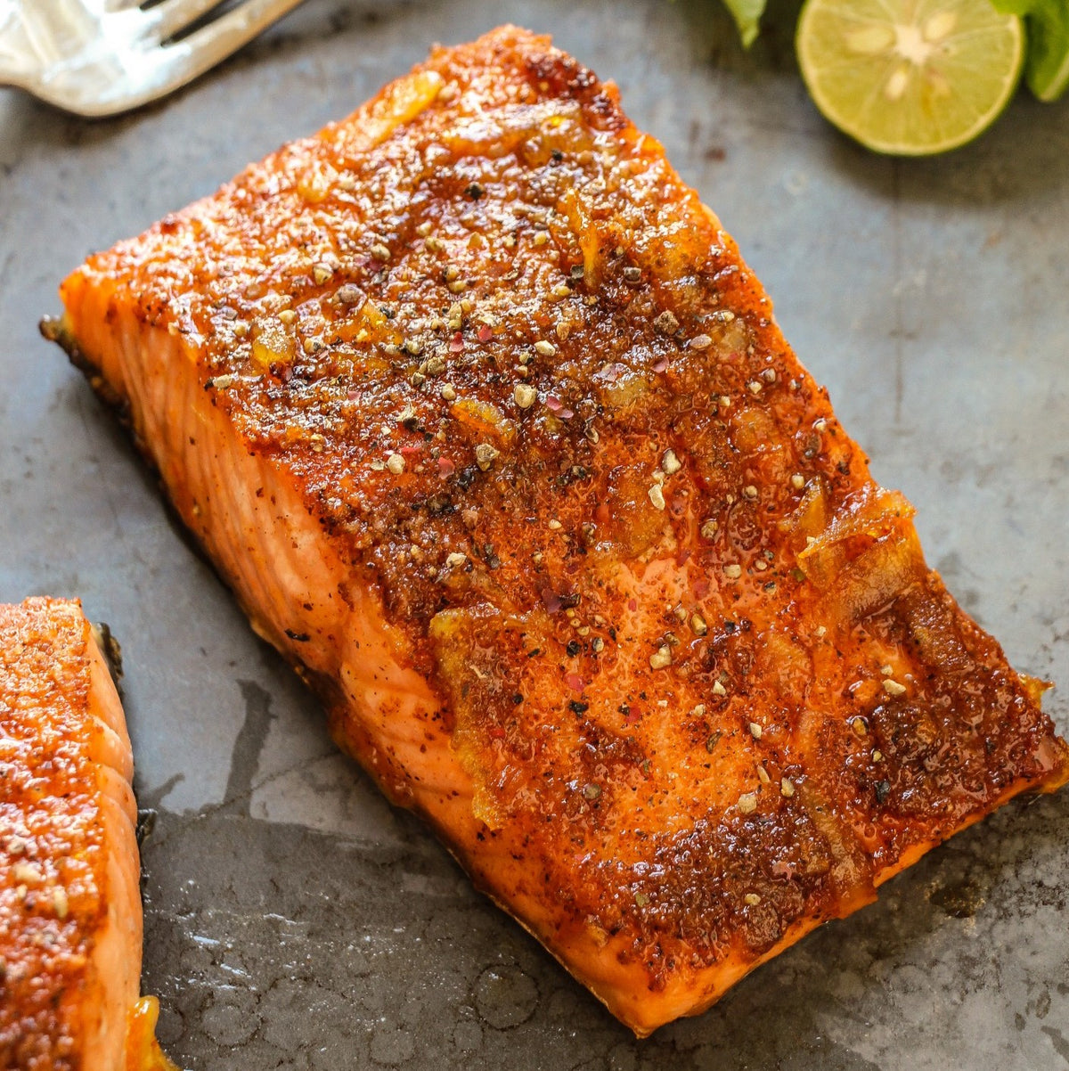 Orange Glazed Cajun Salmon