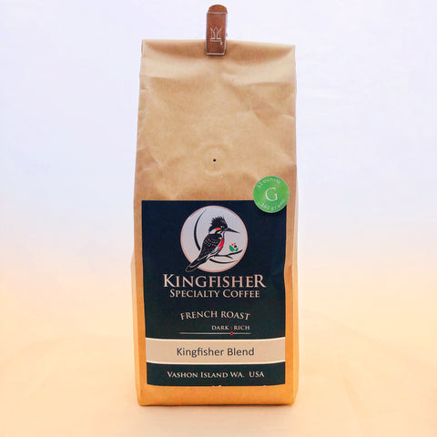 Kingfisher Coffee - French Blend Whole Bean - Mail