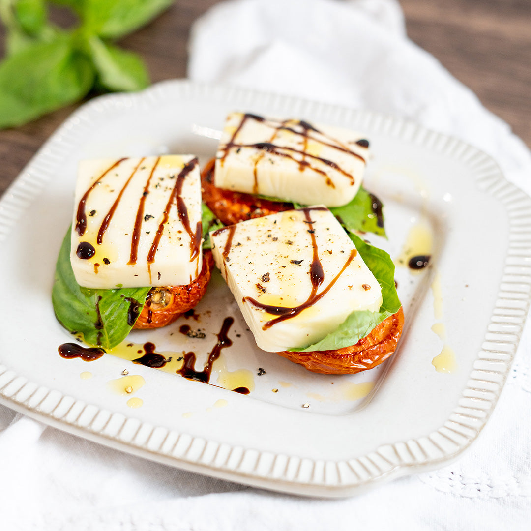 Roasted Tomato Caprese Salad