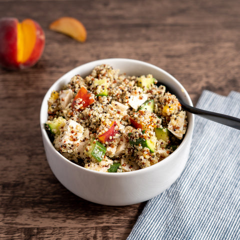 Peachy Chicken and Quinoa Salad