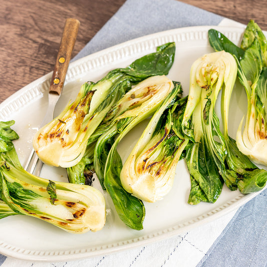 Roasted Baby Bok Choy