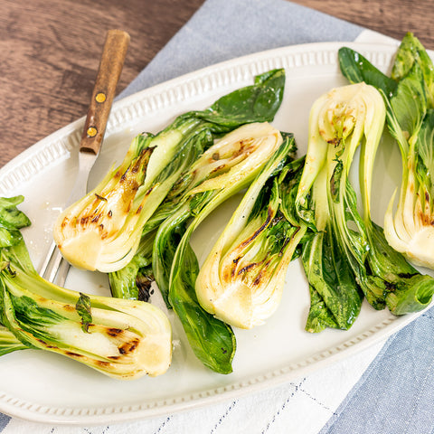 Roasted Baby Bok Choy
