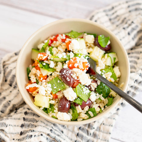 Mediterranean Rice Salad