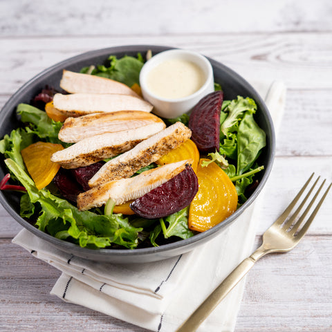 Grilled Chicken and Roasted Beet Salad