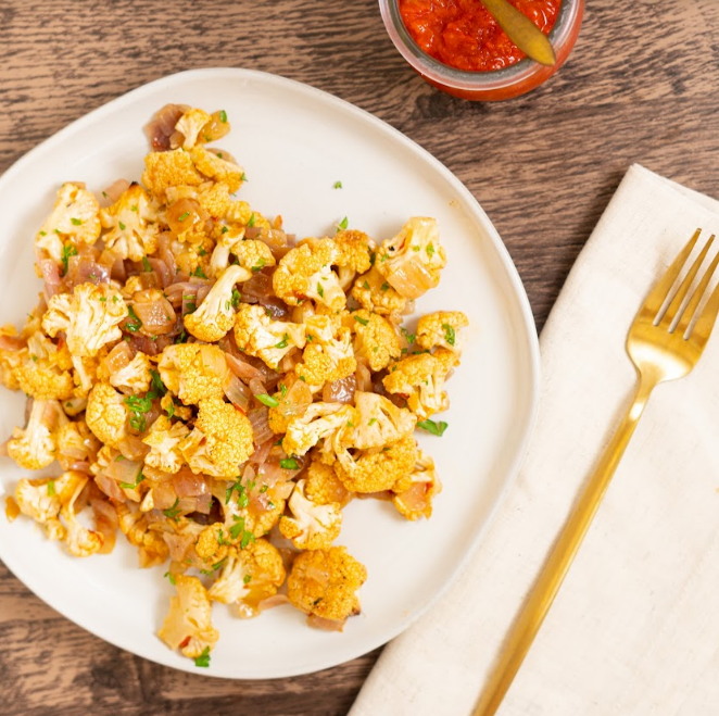 Roasted Harissa Cauliflower