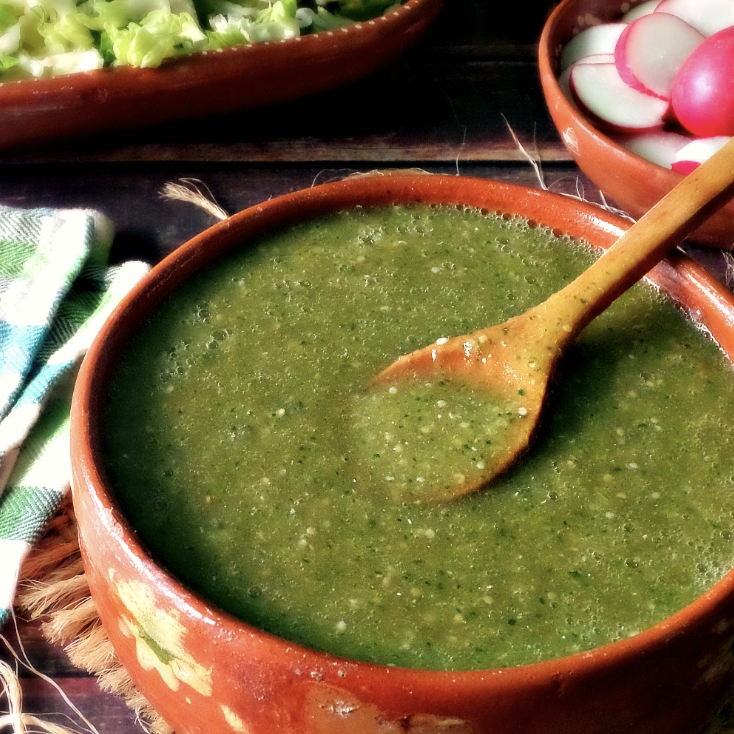 Roasted Spicy Serrano Pepper Salsa - Stock Your Freezer