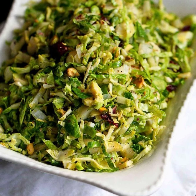 Shaved Brussels Sprouts Saute