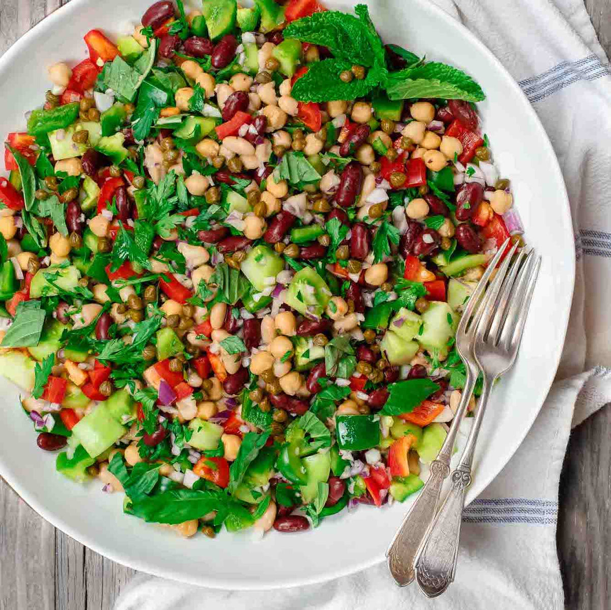 Mediterranean 3-Bean Salad