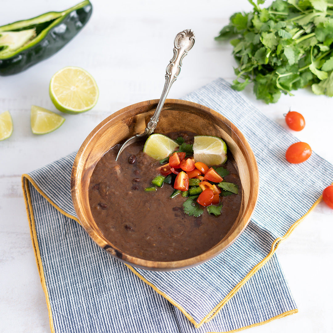 Black Bean Soup with Cumin - Stock Your Freezer